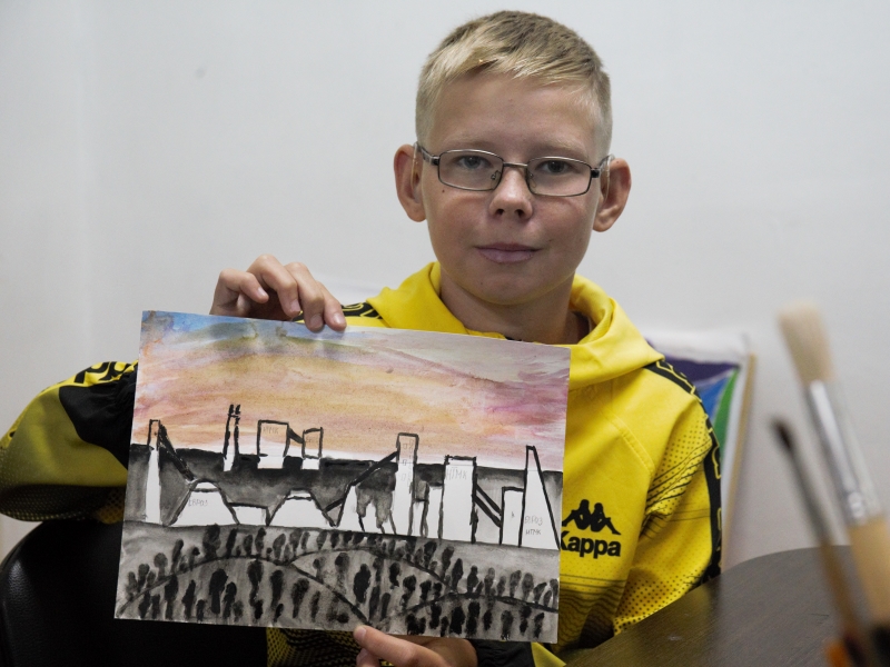 Фото - Немного фантазии и любовь к родному городу: как мы помогаем развивать юных художников